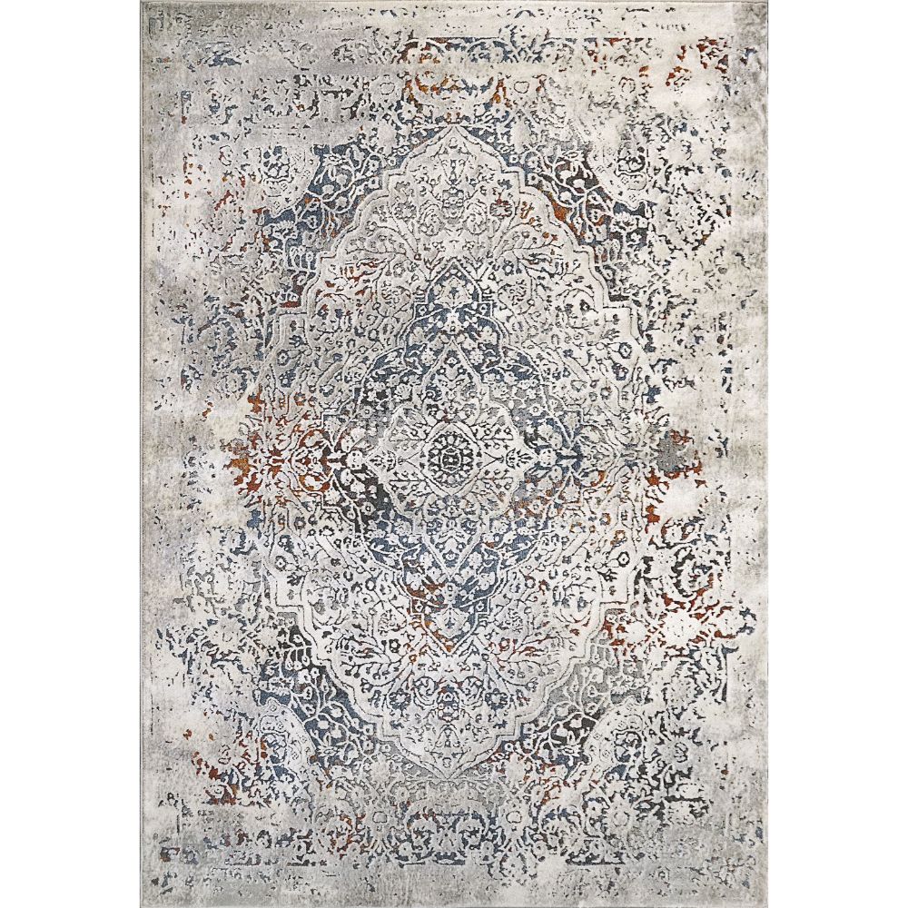 Dynamic Rugs 3954-959 Astro Rectangle Rug in Grey/Blue/Multi 